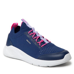 Geox Tenisice Geox J Sprintye G.B J25FWB 0006K C4268 D Navy/Fuchsia