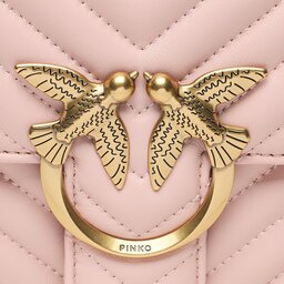 

Сумка Pinko Love Bell Classic 100046 A0GK Cipria/Antique Gold 081Q, Рожевий