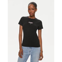 Tommy Jeans Tommy Jeans T-Shirt Essential DW0DW17839 Μαύρο Slim Fit