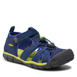 Keen Sandaler Keen Seacamp II Cnx 1022993 Blue Depths/Chartreuse
