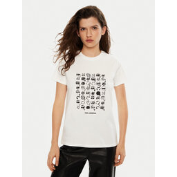 KARL LAGERFELD KARL LAGERFELD Camiseta A1W17124 Blanco Regular Fit