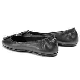 

Балетки Tory Burch Minnie Travel Ballet With Logo 49350 Perfect Black 006, Чорний