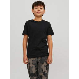 Jack&Jones Junior Jack&Jones Junior T-Shirt Basic Tee Μαύρο Regular Fit