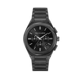 Trussardi Часовник Trussardi R2453156002 Черен