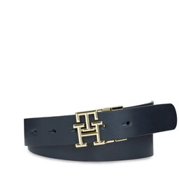 Tommy Hilfiger Curea de Damă Tommy Hilfiger Th Logo Rev 3.0 AW0AW15371 Space Blue / Merino 0GY
