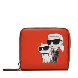 KARL LAGERFELD Malá dámska peňaženka KARL LAGERFELD 230W3215 A497 Poppy Red