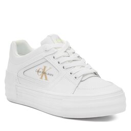 Calvin Klein Jeans Laisvalaikio batai Calvin Klein Jeans Vulc Flatform Bold Fluo Contr YW0YW00904 White/Safety Yellow