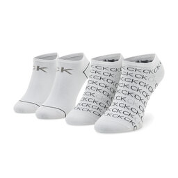 Calvin Klein Комплект 2 чифта терлик дамски Calvin Klein 701218779 White 002