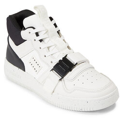 Tommy Jeans Sneakers Tommy Jeans Tjm Basket Leather Buckle Mid EM0EM01288 Ecru/Black TCR
