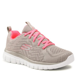 Skechers Obuća Skechers Get Connected 12615/GYCL Gray/Coral