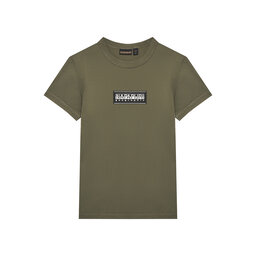 Napapijri Napapijri T-Shirt S-Chamois NP0A4HYL D Grün Regular Fit