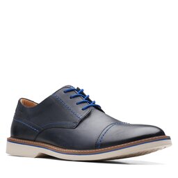 Clarks Обувки Clarks Atticus LT Cap 26171595 Navy Leather