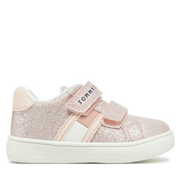 Tommy Hilfiger Tenisice Tommy Hilfiger Flag Low Cut Velcro Sneaker T1A9-33725-0745 M Ružičasta