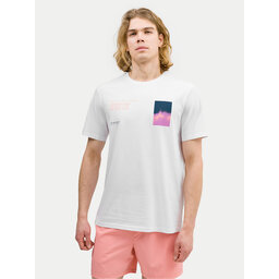 4F 4F Camiseta 4FWSS24TTSHM1289 Blanco Regular Fit