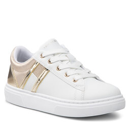 Tommy Hilfiger Сникърси Tommy Hilfiger Low Cut Lace-Up Sneaker T3A4-32156-1383 M White/Platinium X048