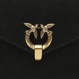 

Сумка Pinko Cupido Messenger Mini AI 23-24 PLTT 101749 A0F6 Nero/Antique Gold Z99Q, Чорний