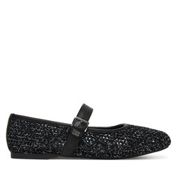 Tommy Jeans Ballerinas Tommy Jeans Tjw Knitted Ballerina EN0EN03030 Schwarz