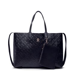Tommy Hilfiger Geantă Tommy Hilfiger Iconic Tommy Tote Mono AW0AW14374 DW6