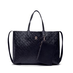 Tommy Hilfiger Τσάντα Tommy Hilfiger Iconic Tommy Tote Mono AW0AW14374 DW6
