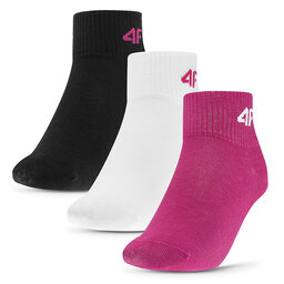 4F 3 pares de calcetines cortos para niño 4F 4FJWAW23USOCF229 90S