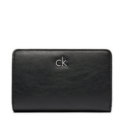 Calvin Klein Portafoglio grande da donna Calvin Klein Ck Daily Medium Bifold_Pbl K60K613075 Nero
