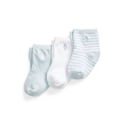 Polo Ralph Lauren Σετ ψηλές κάλτσες παιδικές 3 τεμαχίων Polo Ralph Lauren 441896726001 Blue/White