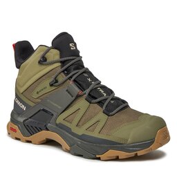 Salomon Trekkingi Salomon X Ultra 4 Mid GORE-TEX L41739800 Deep Lichen Green/Peat/Kelp