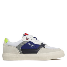 Pepe Jeans Сникърси Pepe Jeans Kenton Master Combi B PBS30548 Бял