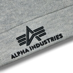 

Шапкa Alpha Industries 3D Beanie 168910 Grey Heather 17, Сірий