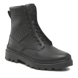Palladium Schnürstiefeletten Palladium Pallatrooper Rock 98351-001-M Black/Black