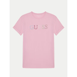 Guess Guess Футболка J5GI38 J1314 Рожевий Regular Fit
