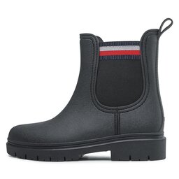 

Гумові чоботи Tommy Hilfiger Rain Boot Ankle Elastic FW0FW06774 Black BDS, Чорний