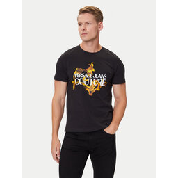 Versace Jeans Couture Versace Jeans Couture Camiseta 79GAHE02 CJ00E Negro Regular Fit