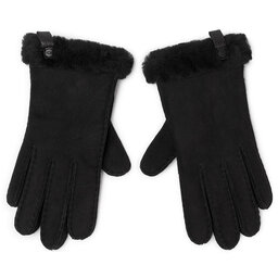 Ugg Damenhandschuhe Ugg W Shorty Glove W Leather Trim 17367 Black 1