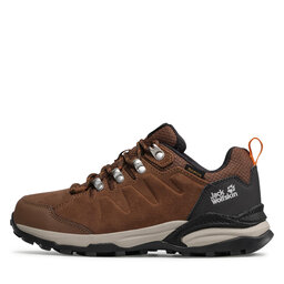 

Трекінгові черевики Jack Wolfskin Refugio Texapore Low W 4050821 Brown/Apricot, Коричневий