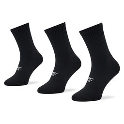 4F 3 pares de calcetines altos para hombre 4F H4Z22-SOM303 20S