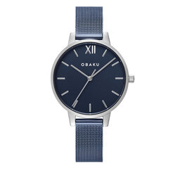 Obaku Zegarek Obaku Liv V209LXCLML Navy/Silver