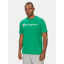 Champion Champion Póló 220256 Zöld Regular Fit