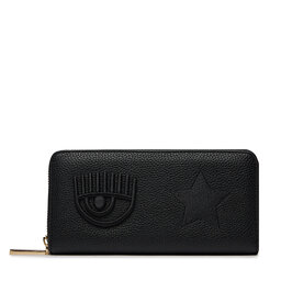 Chiara Ferragni Mały Portfel Damski Chiara Ferragni 75SB5PO1 Black / Black 899