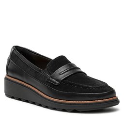 Clarks Półbuty Clarks Sharon Aster 261744164 Black Combi