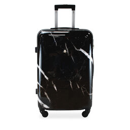 Semi Line Μεγάλη Βαλίτσα Semi Line T5730-3 Μαύρο