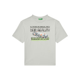 United Colors Of Benetton United Colors Of Benetton T-Shirt 35RYC10NC Γκρι Regular Fit