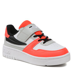 Fila Сникърси Fila Fxventuno Velcro Kids FFK0012.83234 Gray Violet/Fiery Coral