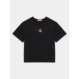 Calvin Klein Jeans Calvin Klein Jeans T-Shirt IG0IG02136 Μαύρο Boxy Fit