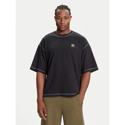 adidas adidas Футболка Trefoil Essentials JW0971 Чорний Regular Fit