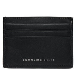 Tommy Hilfiger Etui pentru carduri Tommy Hilfiger Th Spw Leather Cc Holder AM0AM11845 Black BDS