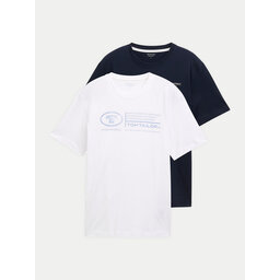 Tom Tailor Tom Tailor 2 marškinėlių komplektas 1047047 Spalvota Regular Fit