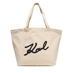 KARL LAGERFELD Torebka KARL LAGERFELD A3W50108 Écru