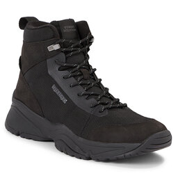 Tommy Hilfiger Sneakers Tommy Hilfiger Outdoor Snk Boot Lth Cordura FM0FM04838 Triple Black 0GQ