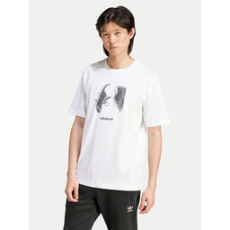 adidas adidas Marškinėliai Supply Street IY3430 Balta Regular Fit